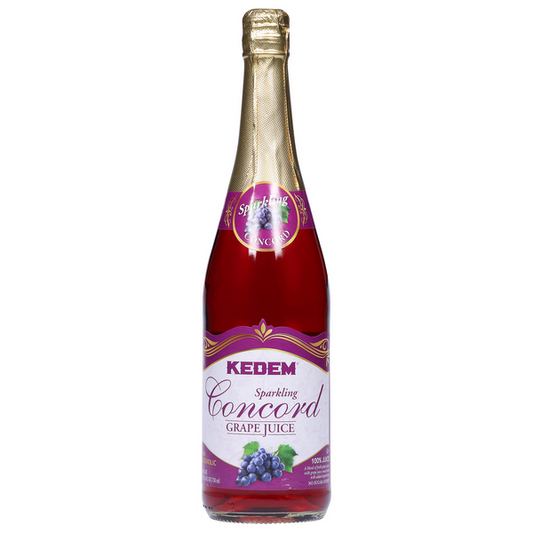 Kedem 100% Juice, Grape, Sparkling, Concord, Non Alcoholic 25.4 fl oz