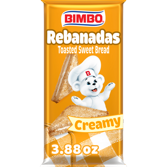 Bimbo Rebanadas, Creamy Toasted Sweet Bread 3.88 oz