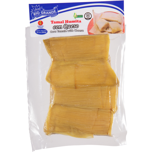Tamal de maíz con queso Rio Grande Foods, 4 unidades
