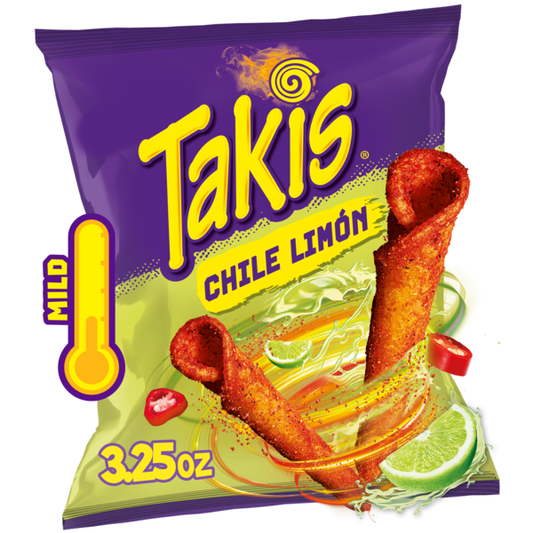 Takis Chili &amp; Lime Flavored Mild Spicy Rolled Tortilla Chips oz