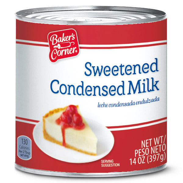 Leche condensada azucarada Baker's Corner de 14 onzas