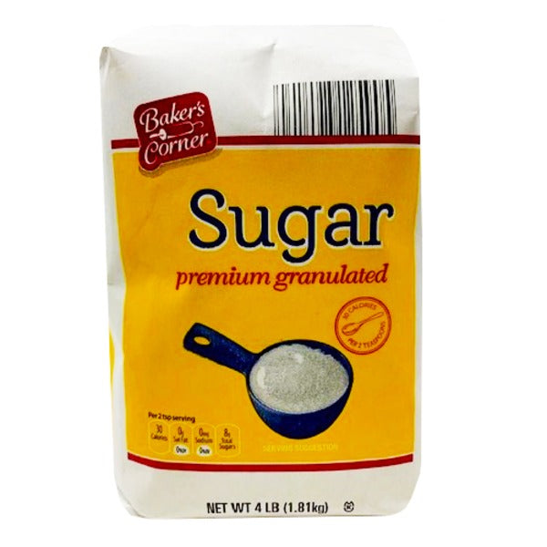 Azúcar granulada Baker's Corner de 4 lb